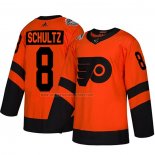 Camiseta Hockey Philadelphia Flyers Dave Schultz Autentico 2019 Stadium Series Naranja