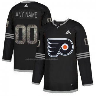 Camiseta Hockey Philadelphia Flyers Personalizada Black Shadow Negro