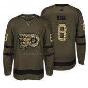 Camiseta Hockey Philadelphia Flyers Robert Hagg Salute To Service Verde Militar