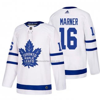 Camiseta Hockey Toronto Maple Leafs Mitchell Marner Segunda 2017-2018 Blanco