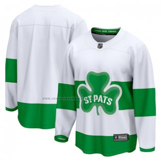 Camiseta Hockey Toronto Maple Leafs St. Patricks Alterno Premier Breakaway Blanco