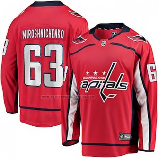 Camiseta Hockey Washington Capitals Ivan Miroshnichenko Primera Premier Breakaway Rojo