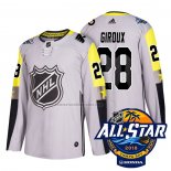 Camiseta Hockey 2018 All Star Philadelphia Claude Giroux Autentico Gris