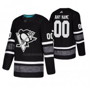 Camiseta Hockey 2019 All Star Pittsburgh Penguins Personalizada Negro2