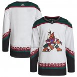 Camiseta Hockey Arizona Coyotes Segunda Autentico Pro Blank Blanco