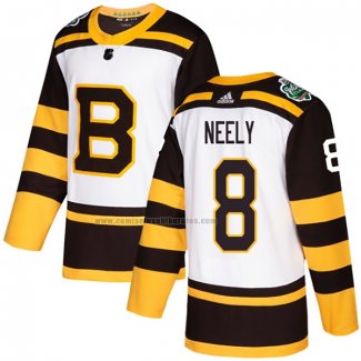 Camiseta Hockey Boston Bruins Cam Neely Autentico 2019 Winter Classic Blanco