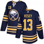 Camiseta Hockey Buffalo Sabres Jimmy Vesey Primera Autentico Azul