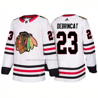 Camiseta Hockey Chicago Blackhawks Alex Debrincat 2018 Blanco