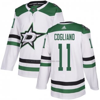 Camiseta Hockey Dallas Stars Andrew Cogliano Road Autentico Blanco