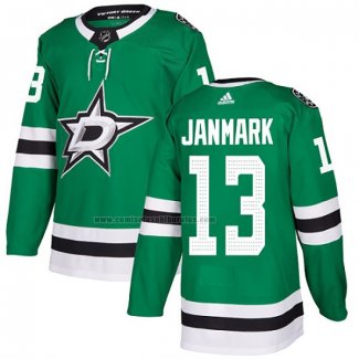 Camiseta Hockey Dallas Stars Mattias Janmark Primera Autentico Verde