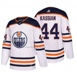 Camiseta Hockey Edmonton Oilers Zack Kassian 2018 Blanco