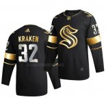 Camiseta Hockey Golden Edition Seattle Kraken Kraken Limited Autentico 2020-21 Negro