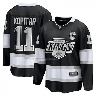 Camiseta Hockey Los Angeles Kings Anze Kopitar Primera Premier Breakaway Negro