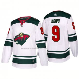 Camiseta Hockey Minnesota Wild Mikko Koivu Segunda 2017-2018 Blanco