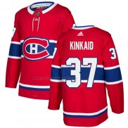 Camiseta Hockey Montreal Canadiens Keith Kinkaid Primera Autentico Rojo