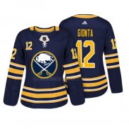 Camiseta Hockey Mujer Buffalo Sabres Brian Gionta Autentico Jugador Azul