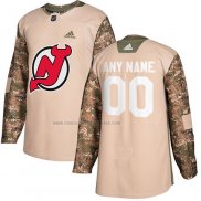 Camiseta Hockey New Jersey Devils Personalizada Autentico 2017 Veterans Day Camuflaje