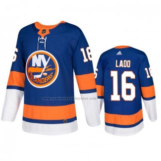 Camiseta Hockey New York Islanders Andrew Ladd Primera Autentico Azul