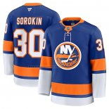 Camiseta Hockey New York Islanders Ilya Sorokin Primera Azul