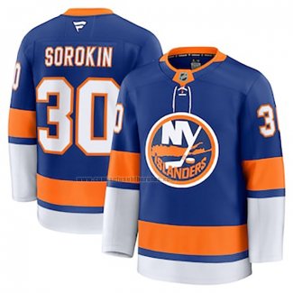 Camiseta Hockey New York Islanders Ilya Sorokin Primera Azul