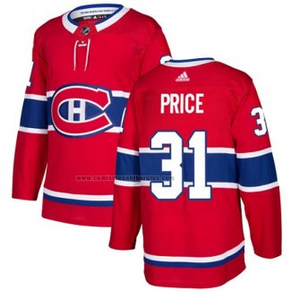 Camiseta Hockey Nino Montreal Canadiens Carey Price Primera Autentico Rojo