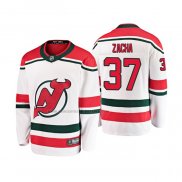 Camiseta Hockey Nino New Jersey Devils Pavel Zacha Alterno Breakaway Blanco