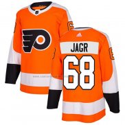 Camiseta Hockey Philadelphia Flyers Jaromir Jagr Primera Autentico Naranja