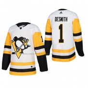 Camiseta Hockey Pittsburgh Penguins Casey Desmith Segunda Autentico Jugador Blanco