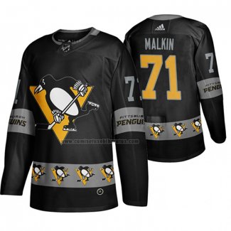 Camiseta Hockey Pittsburgh Penguins Evgeni Malkin Breakaway Negro