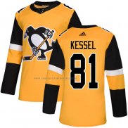 Camiseta Hockey Pittsburgh Penguins Phil Kessel Alterno Autentico Oro