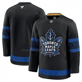 Camiseta Hockey Toronto Maple Leafs Alterno Negro