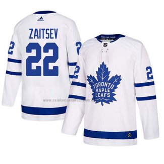 Camiseta Hockey Toronto Maple Leafs Nikita Zaitsev Autentico Segunda Blanco