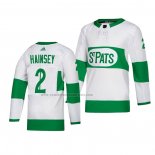 Camiseta Hockey Toronto Maple Leafs Ron Hainsey Road Blanco