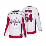 Camiseta Hockey Washington Capitals Mason Mitchell Centennial Patch 2018 Blanco