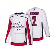 Camiseta Hockey Washington Capitals Matt Niskanen Centennial Patch 2018 Blanco